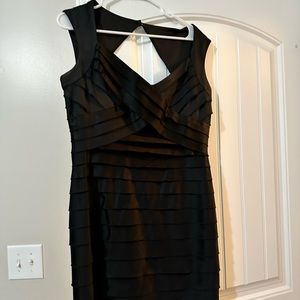 Jones of New York black silky dress
